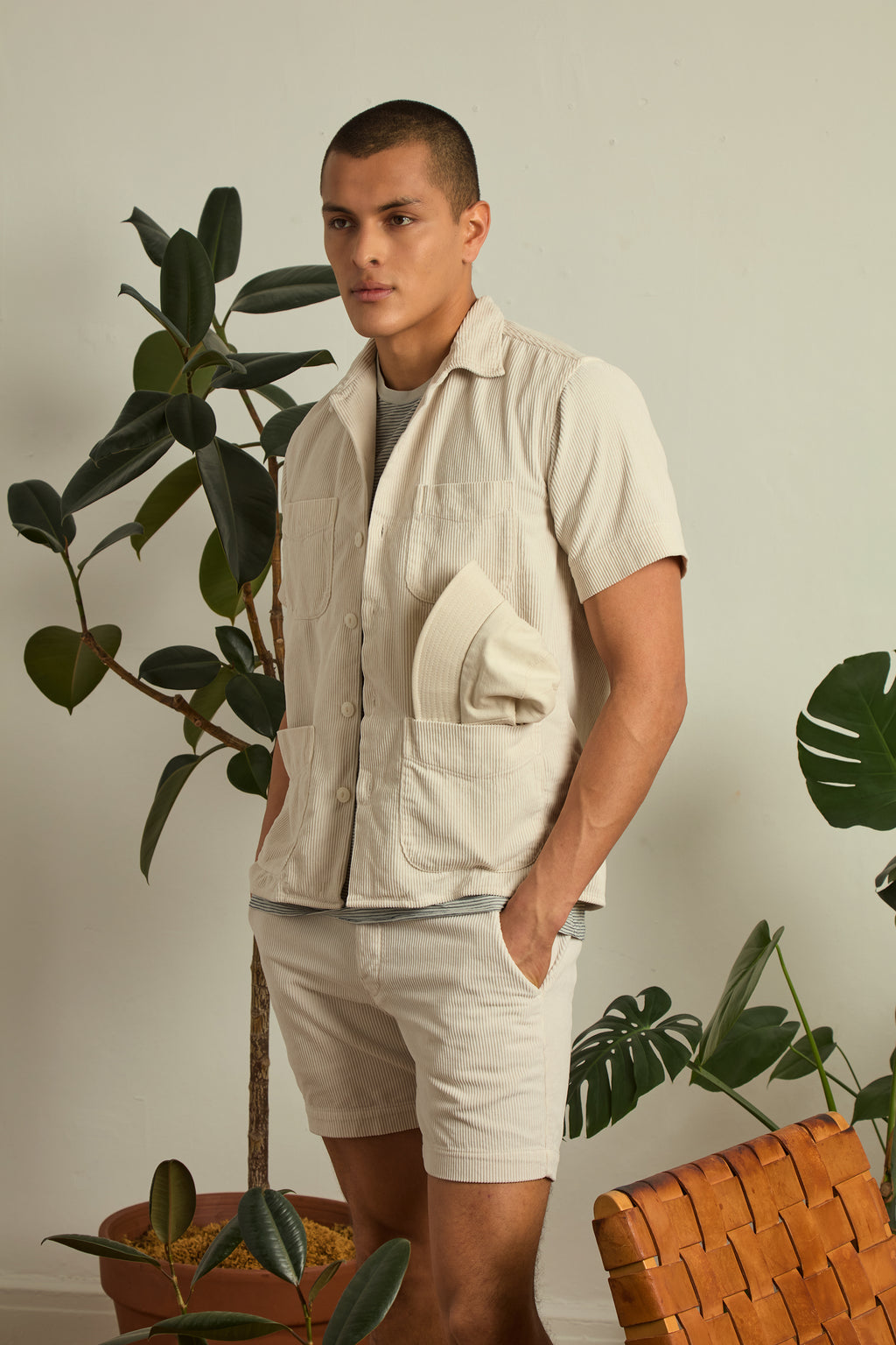 Wide Wale Cord Button Fly Short – Save Khaki United