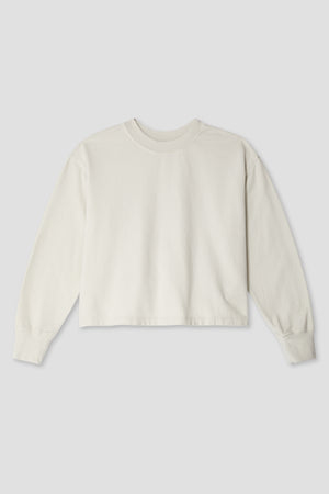 Supima Fleece Cropped Sweatshirt