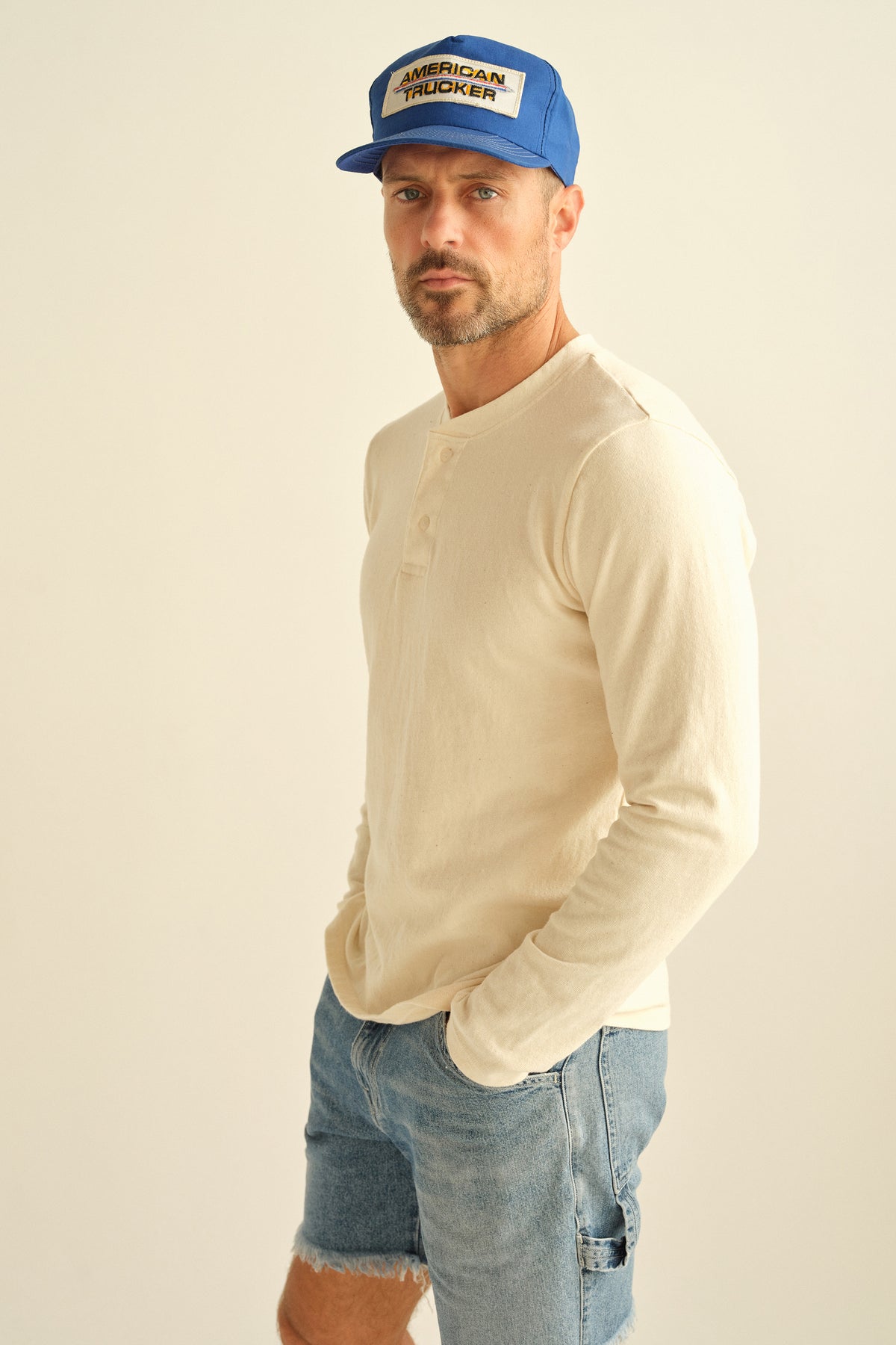 American Jersey L S Henley