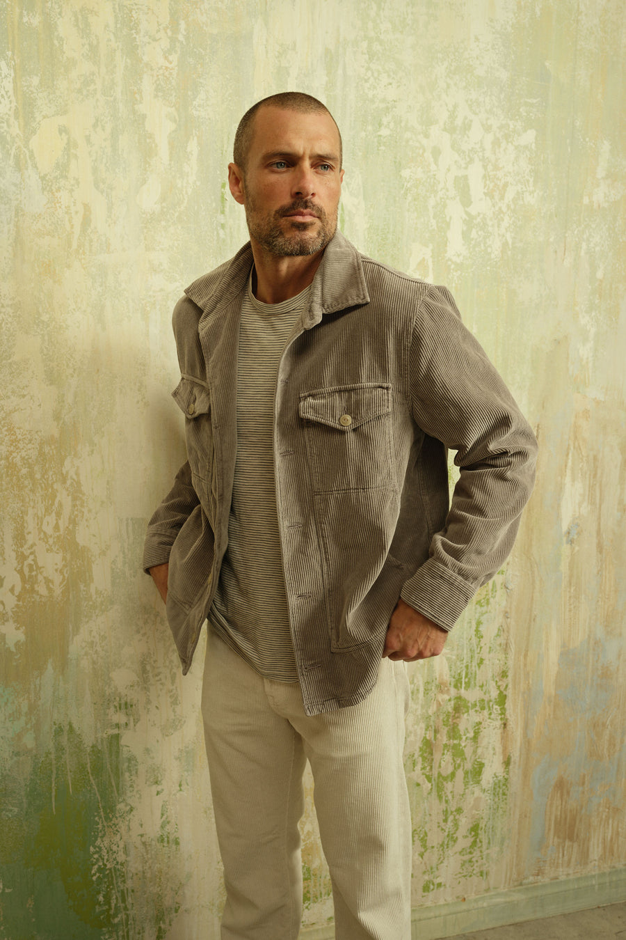 Wide Wale Corduroy Trucker Jacket – Save Khaki United