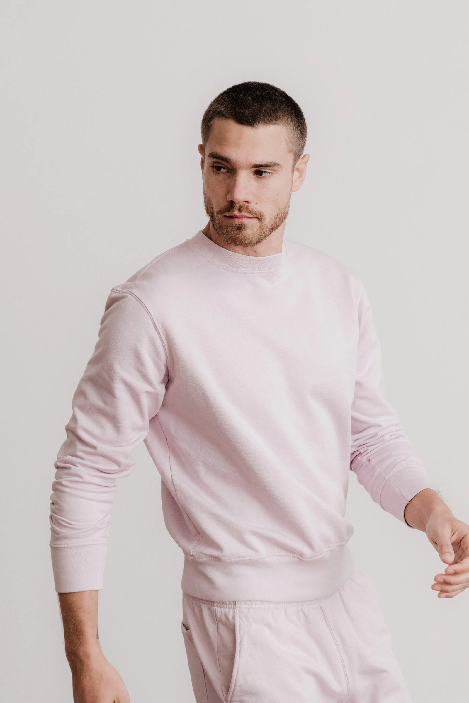LS Supima Crew Sweatshirt