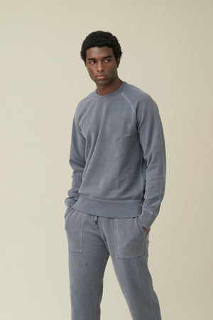 American Twill Back Terry Crew Reversible Sweat Shirt