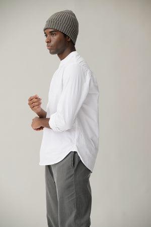 Poplin Henley