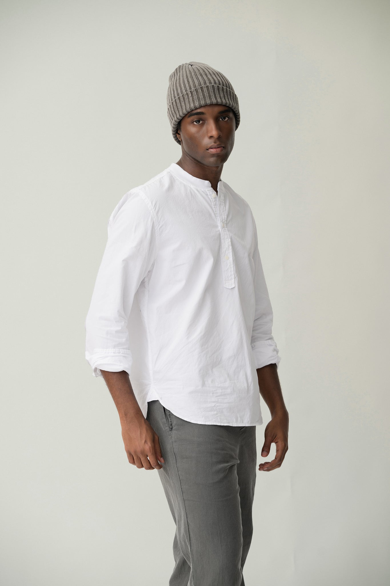 Poplin Henley