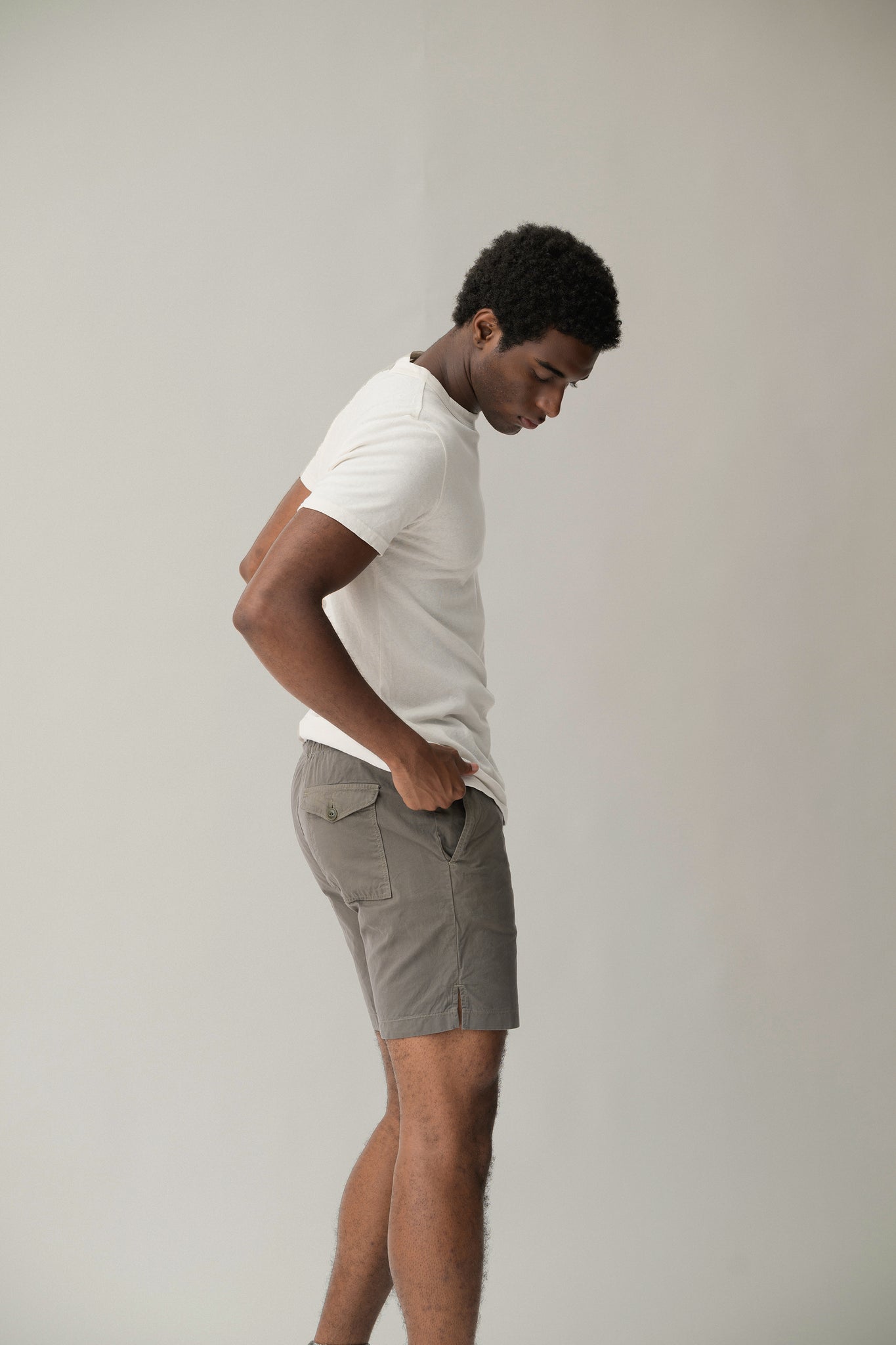 Pantalón corto de sarga Easy para hombre