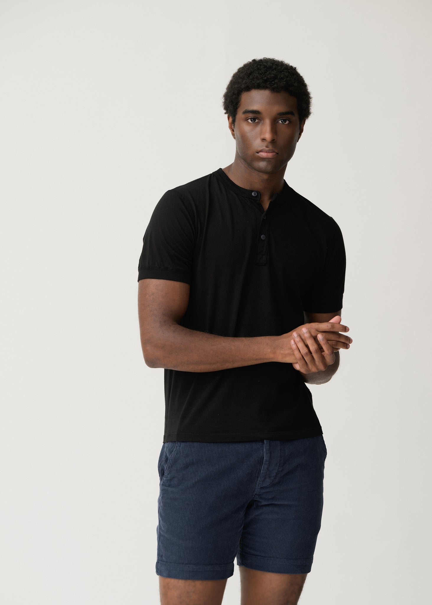 Short Sleeve Supima Henley