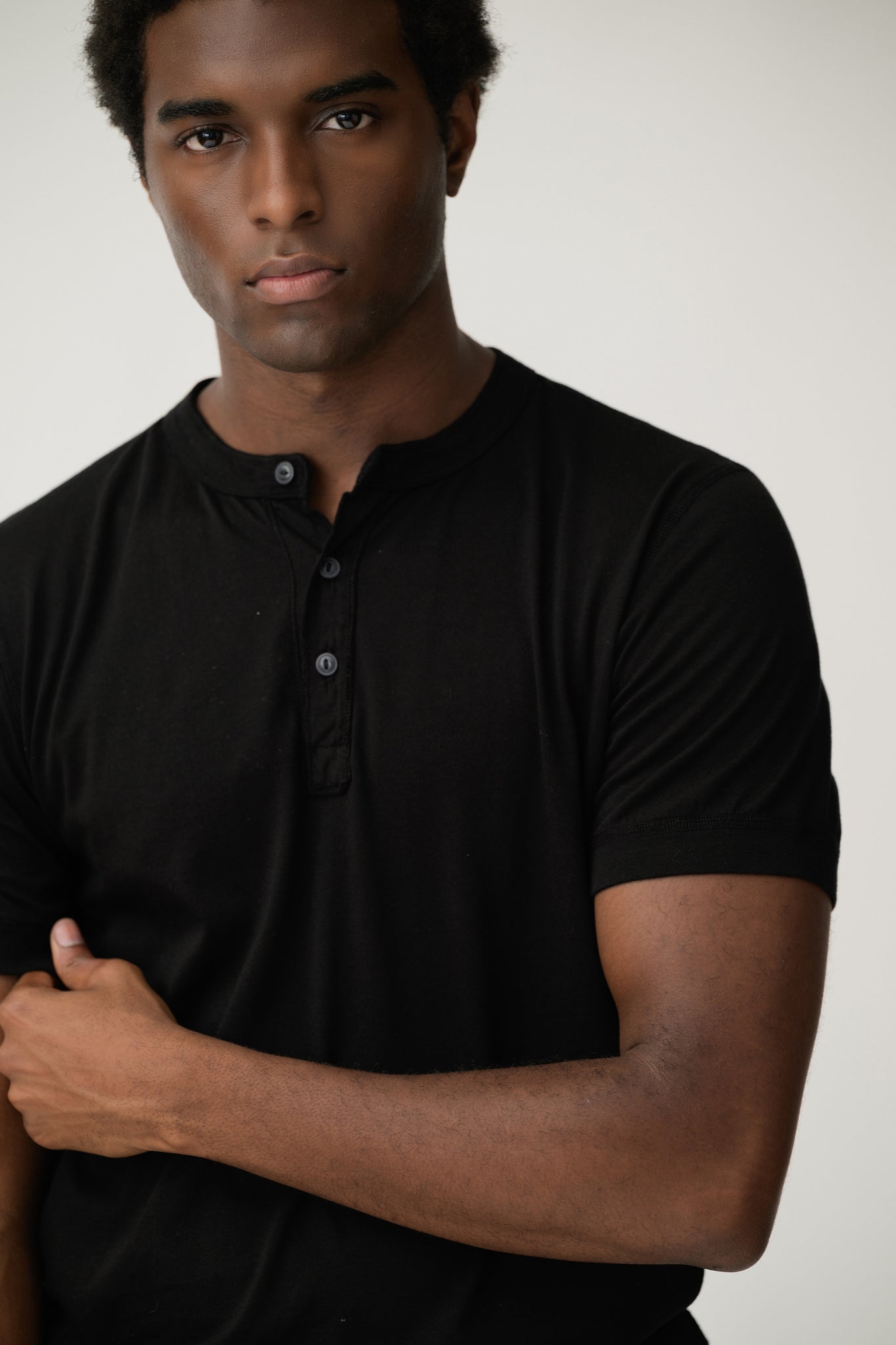 Short Sleeve Supima Henley