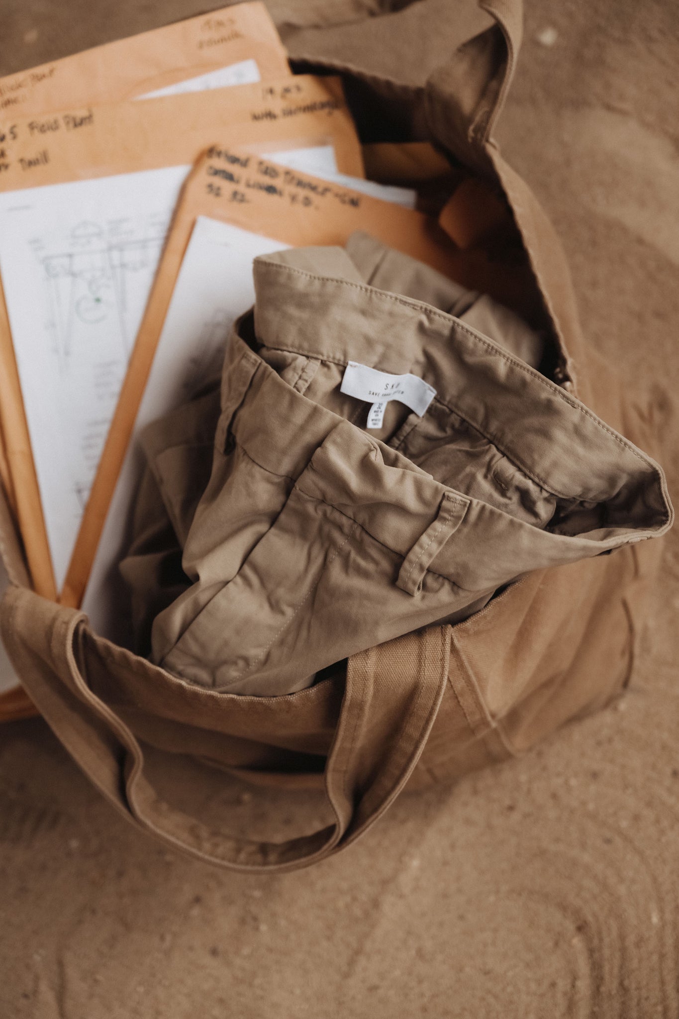 Inside the Save Khaki United studio, where our chinos are developed