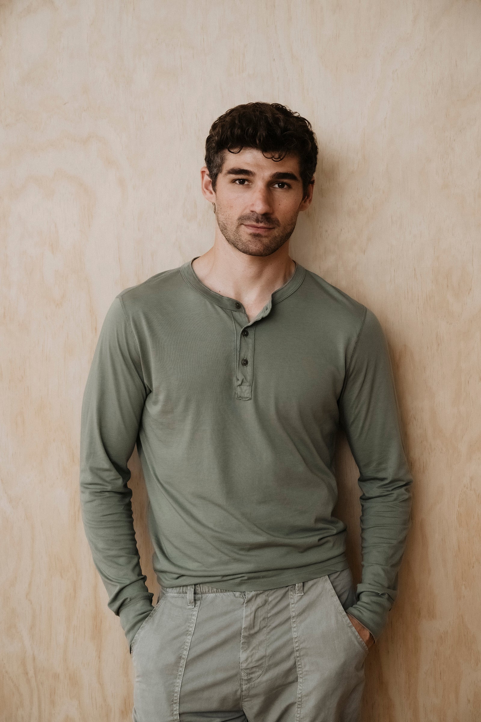 Long Sleeve Supima Jersey Henley