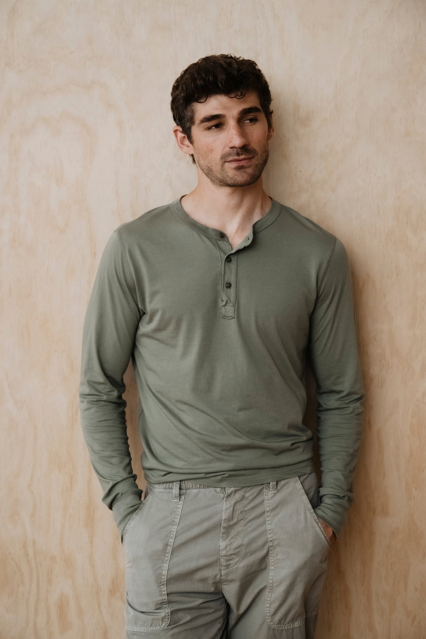 Long Sleeve Supima Jersey Henley