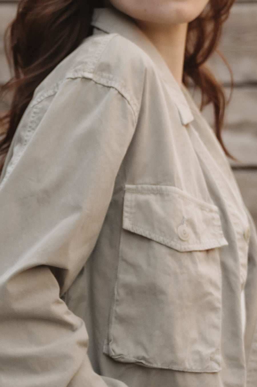 Crop Camp Shirt Jacket – Save Khaki United