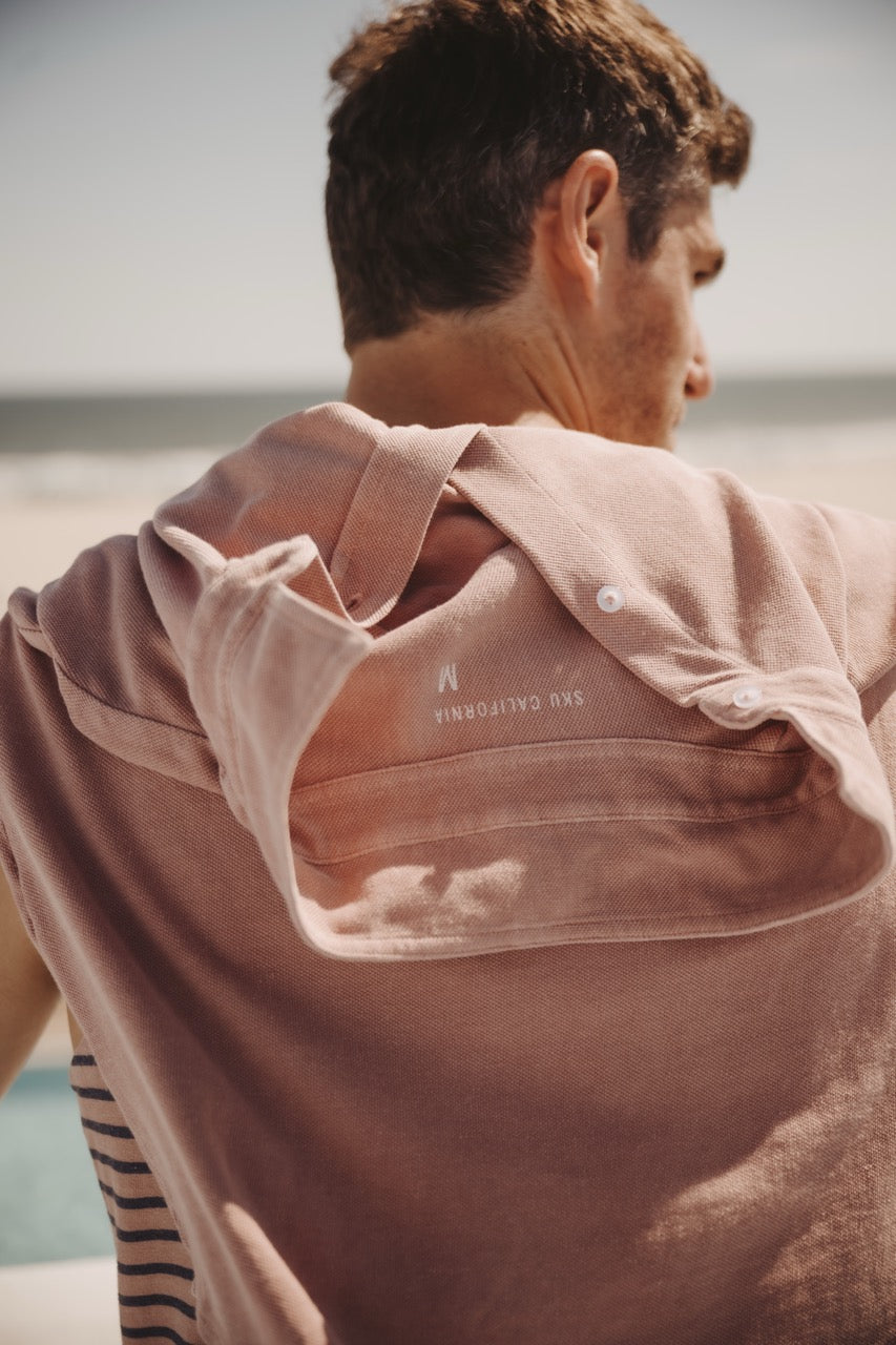 Long Sleeve Pique Easy Shirt Cotton Hemp
