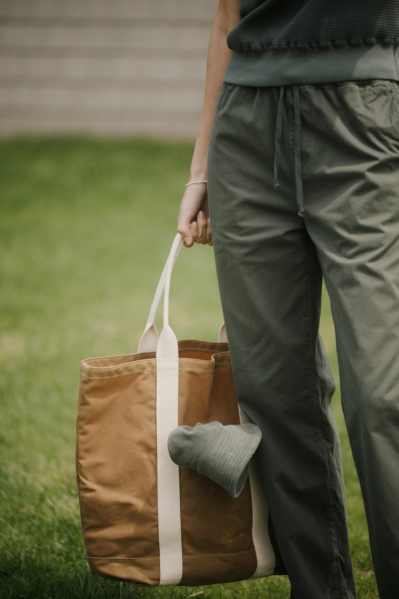 Port Canvas Double Utility Wax Tote