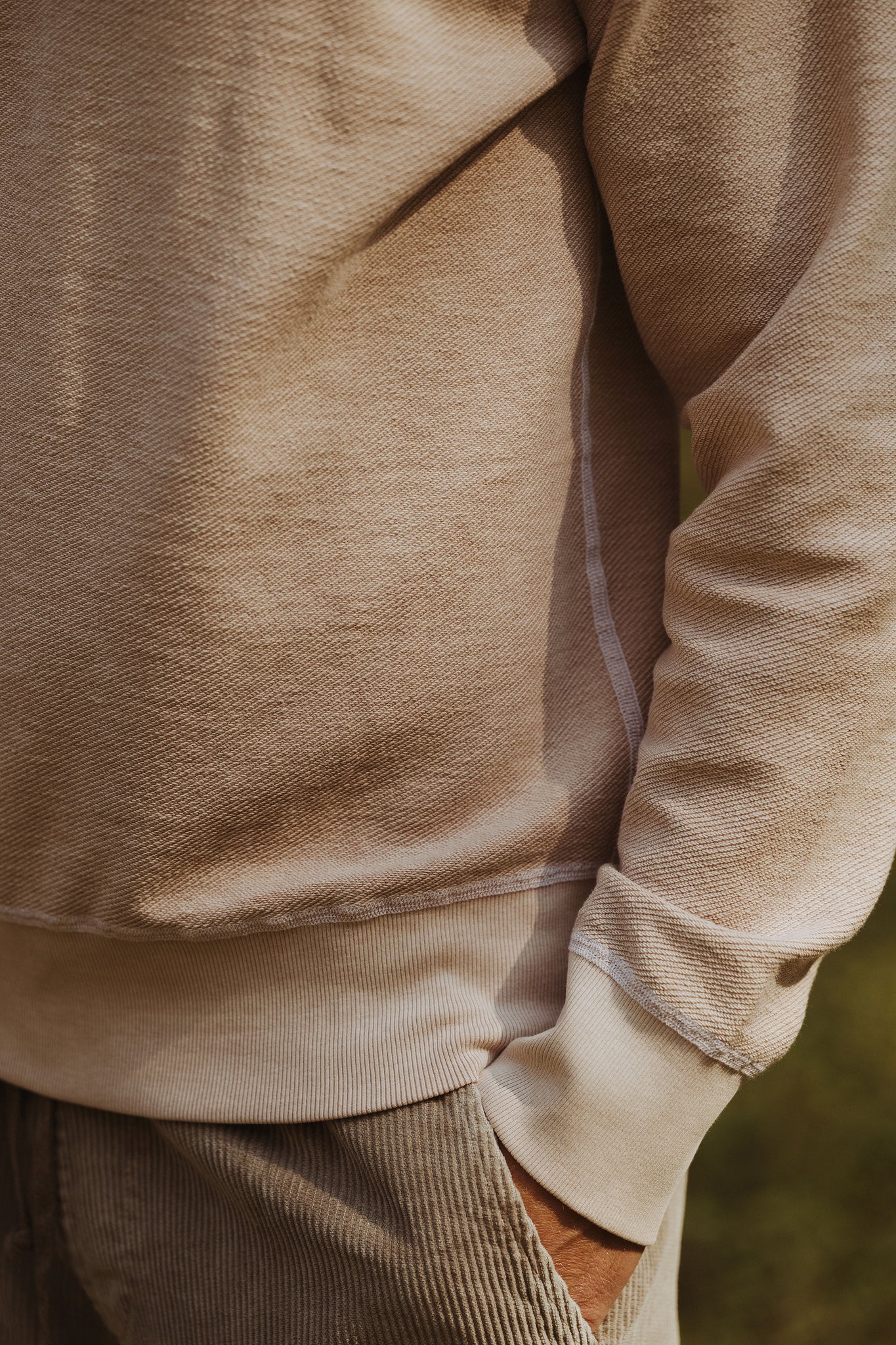 American Twill Back Terry Crew Reversible Sweat Shirt