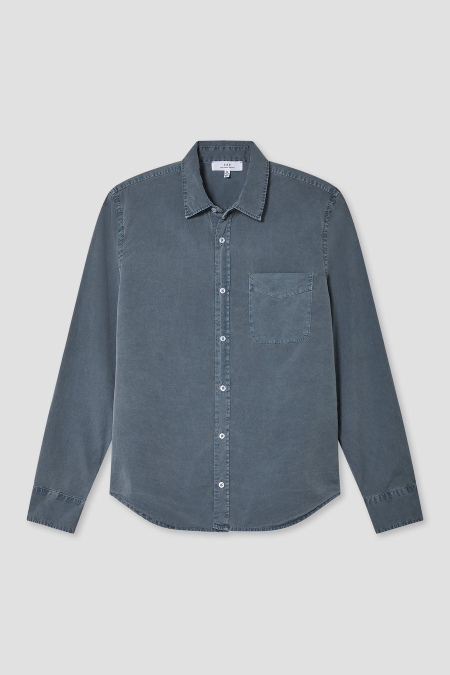 men's poplin dress shirt Standard Faded Blac / XXL Alyce 61439 fused interlining to lend Black Suit with Chambray 2 Pc Suit- Jacket & Trouser:Half Canvas | Hand Made at +$100 USD extra
