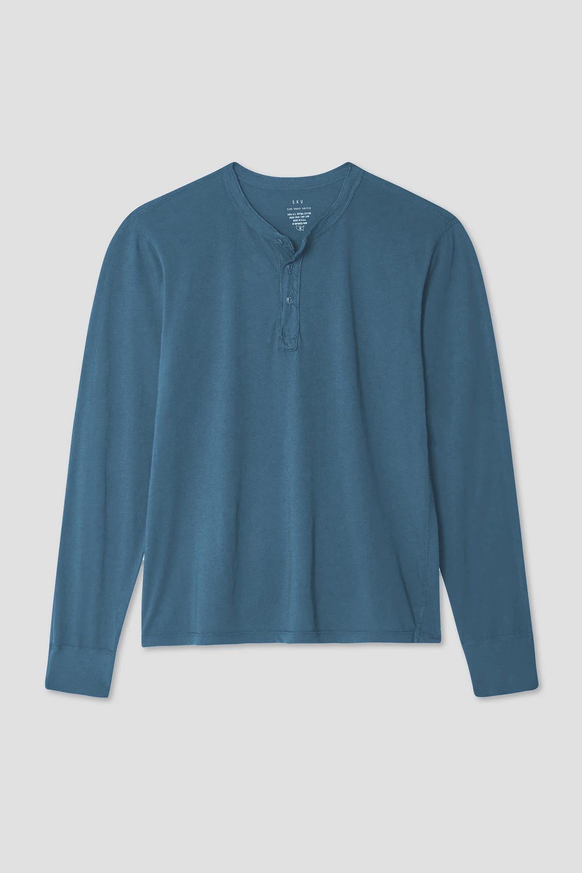 Long Sleeve Supima Jersey Henley