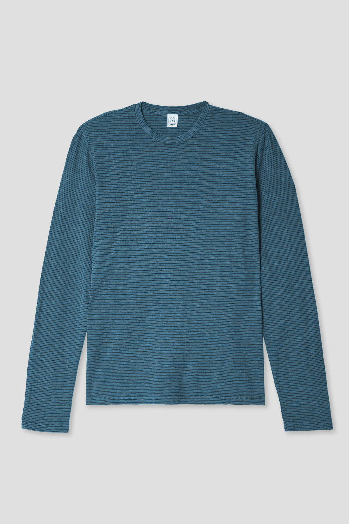 Long Sleeve Thin Stripe Crew Tee