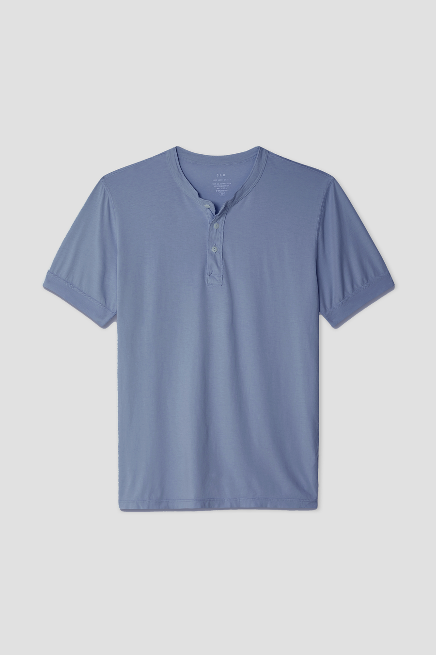 Maglia Henley Supima a maniche corte