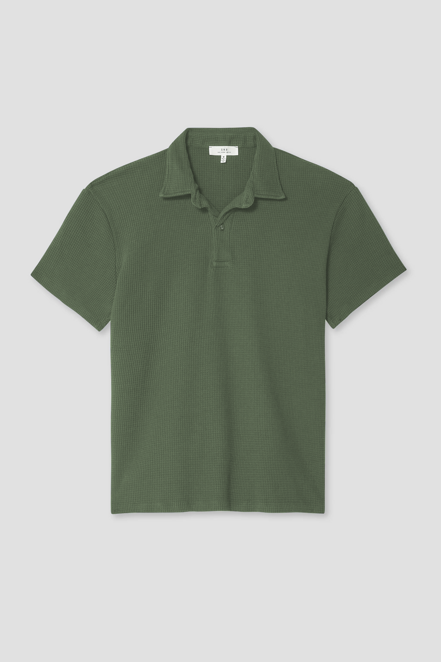 Short Sleeve Waffle Polo – Save Khaki United Short Sleeve Waffle Polo – Save Khaki United