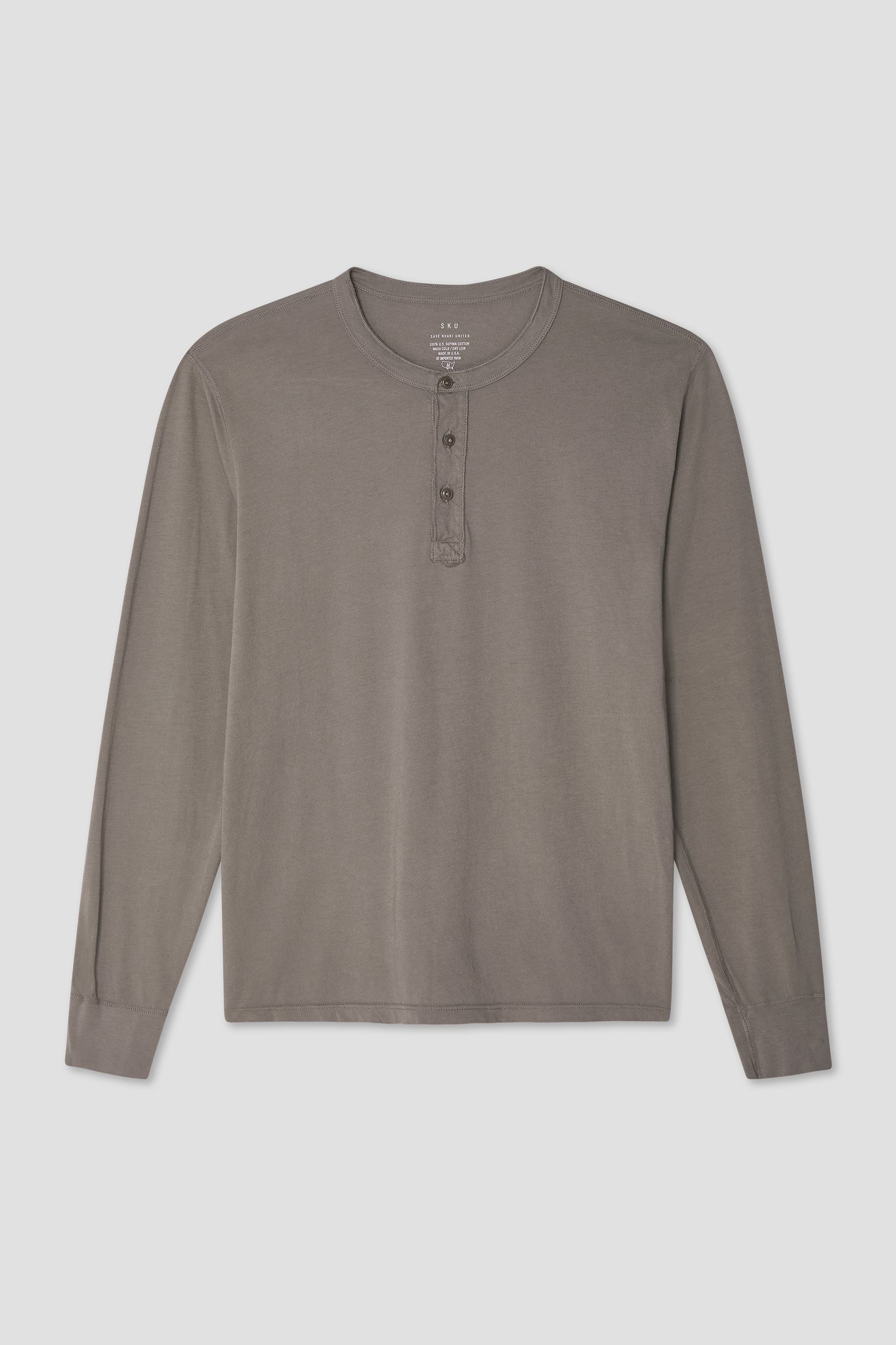 Long Sleeve Supima Jersey Henley