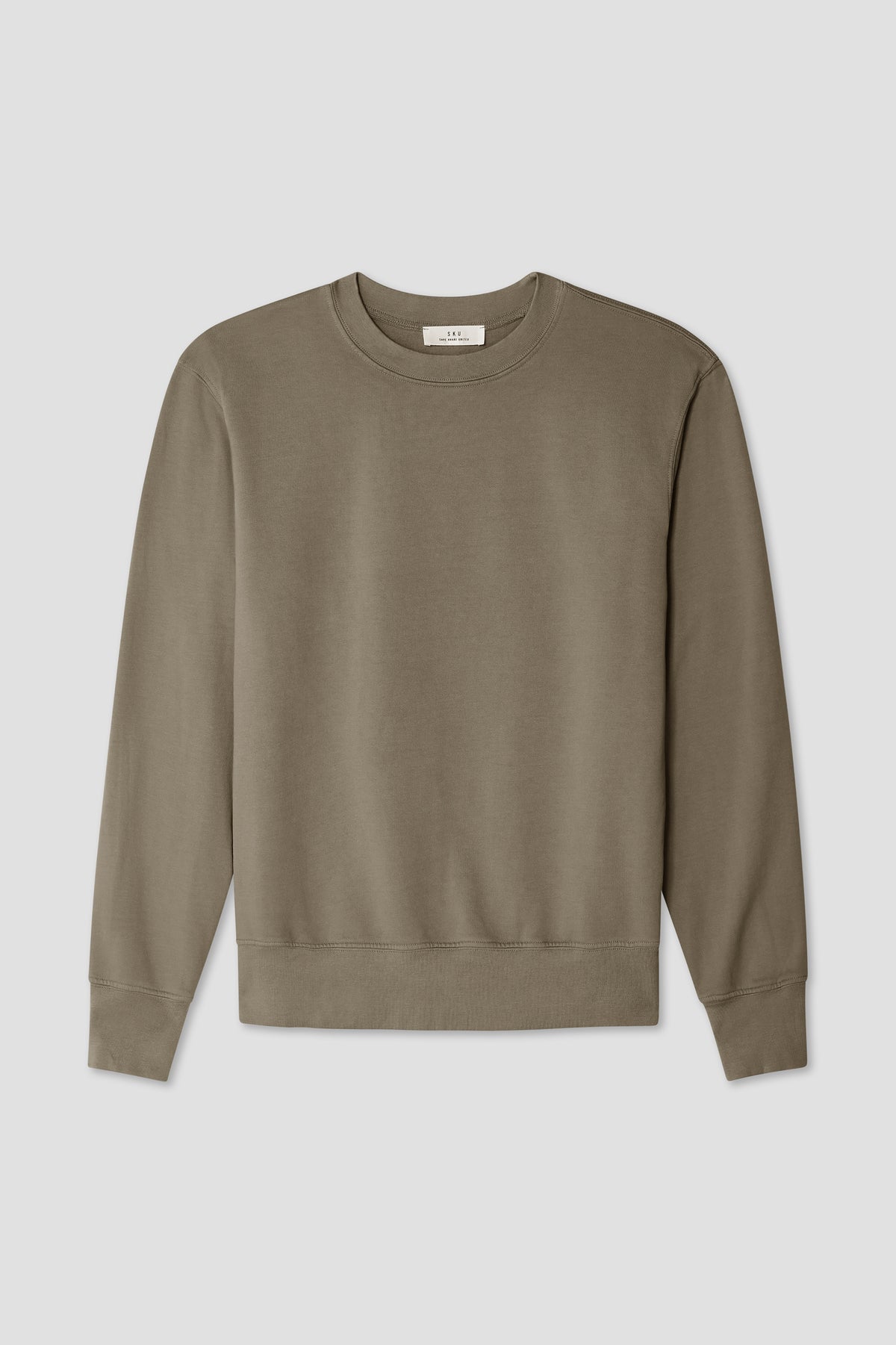 Sudadera con cuello redondo Supima de manga larga