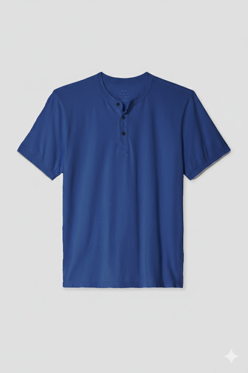 Short Sleeve Supima Henley – Save Khaki United