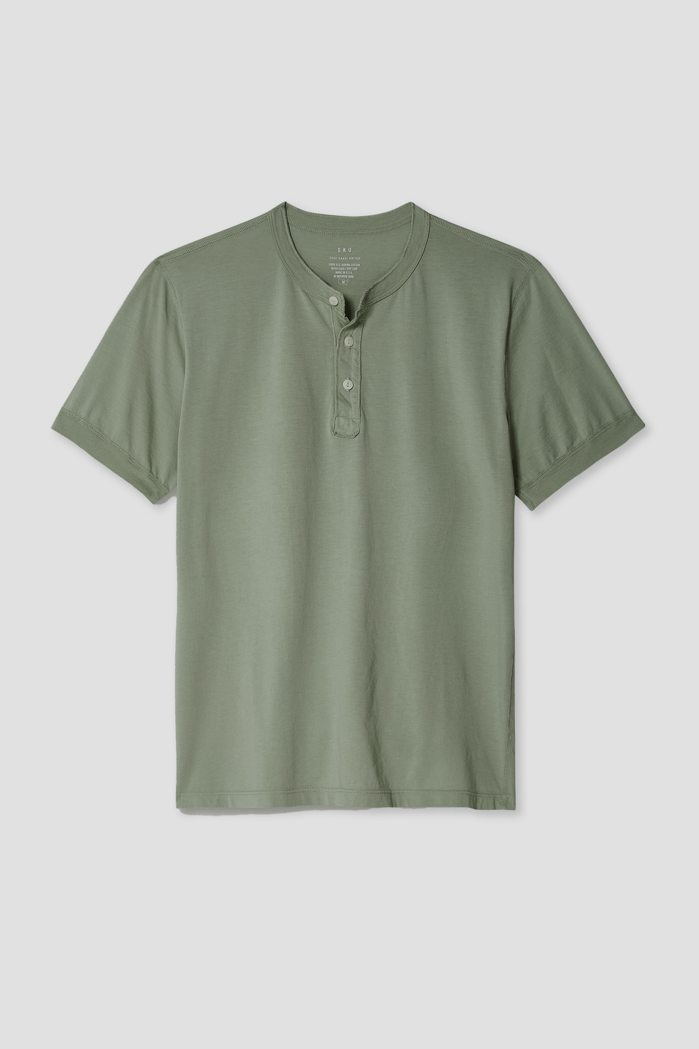 Short Sleeve Supima Henley