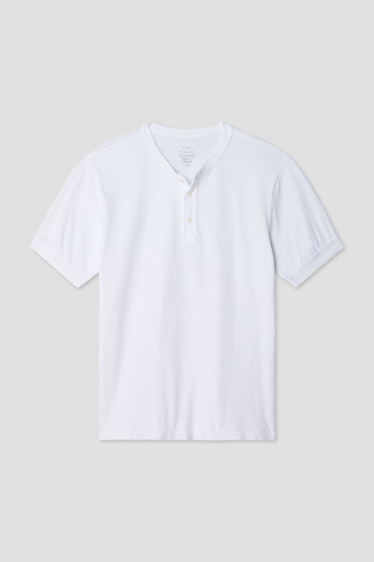 Short Sleeve Supima Henley