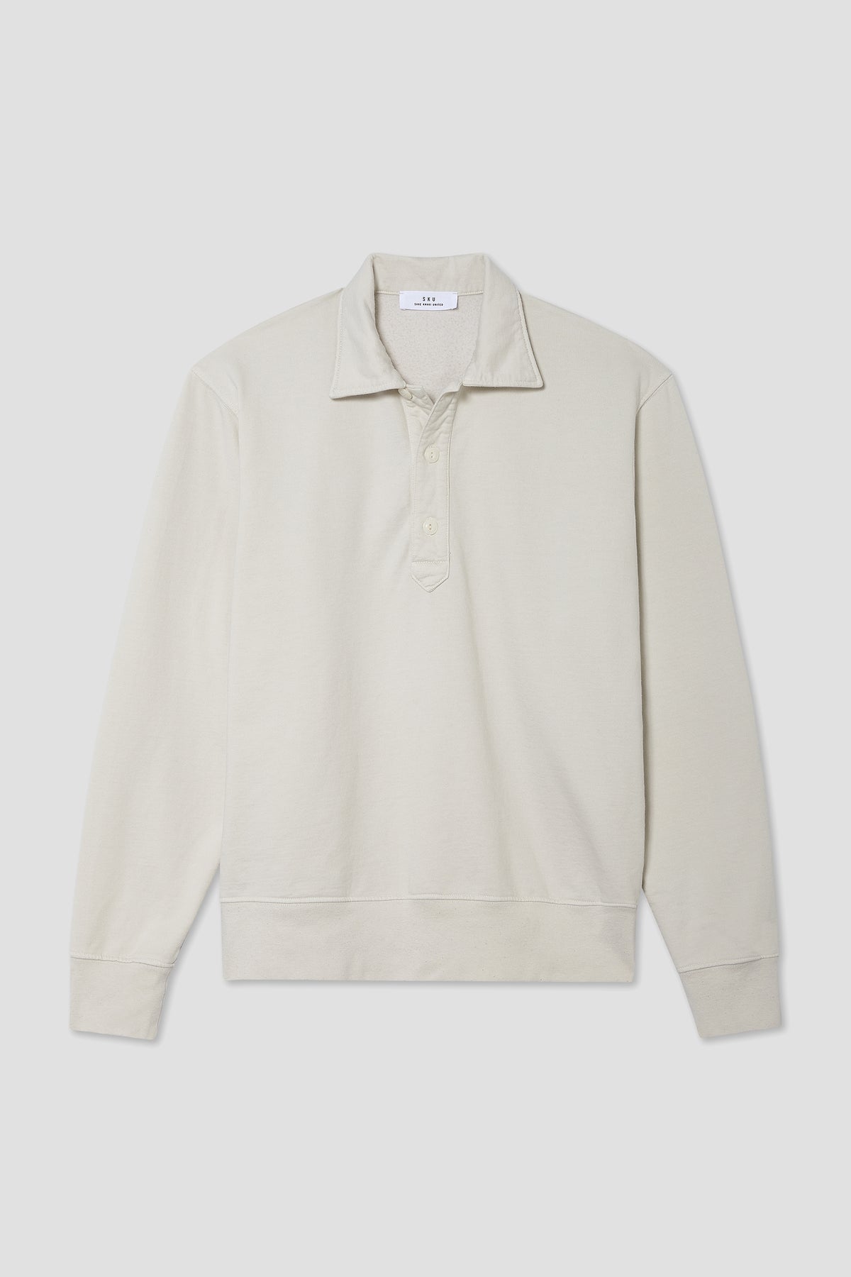 Polo de manga larga de polar Supima