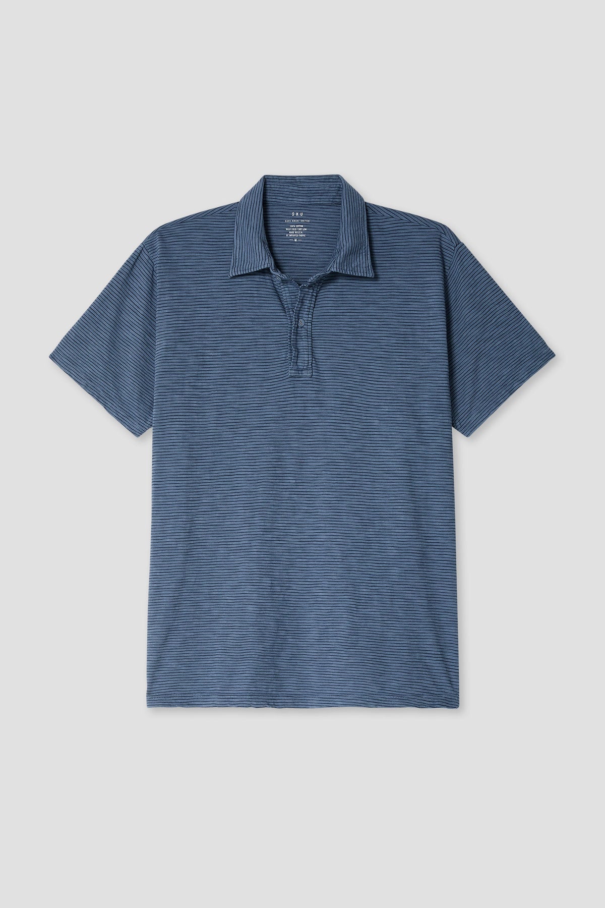 Short Sleeve Stripe Polo