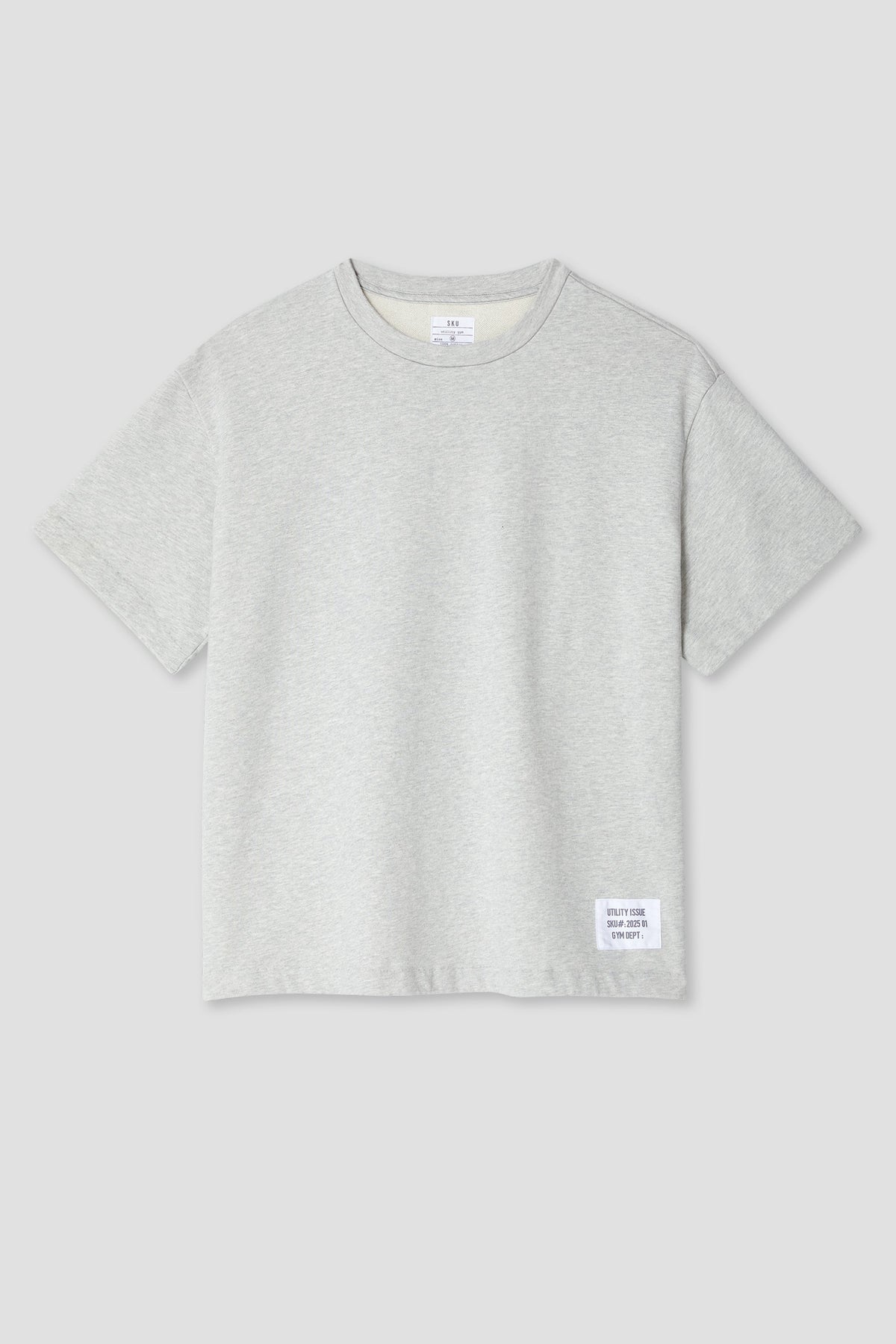 Short Sleeve Organic Terry Boxy Crew