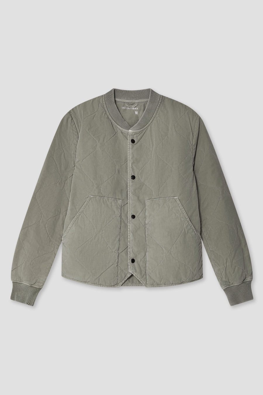 Quilted Bomber Jacket – Save Khaki United