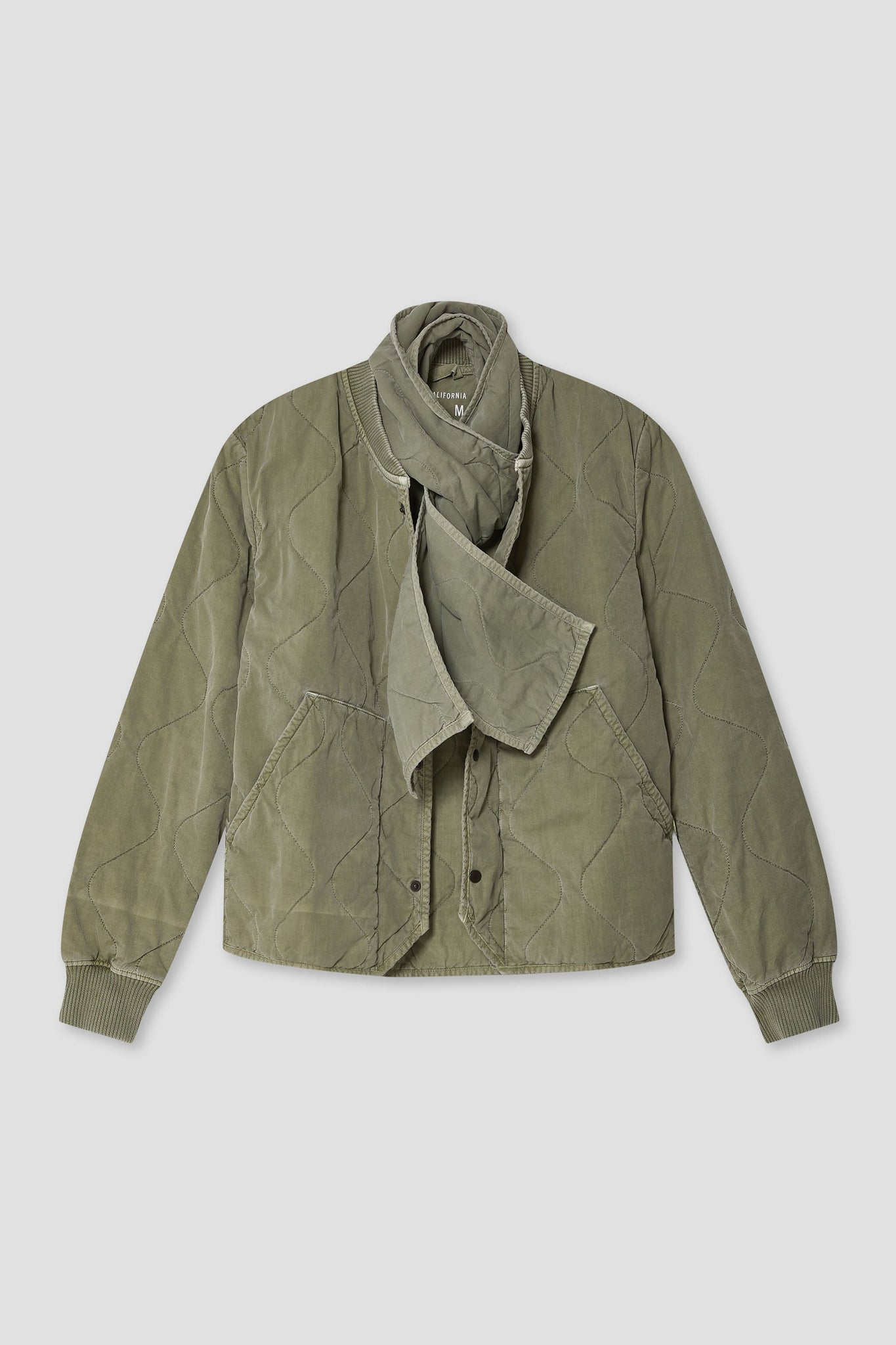 Quilted Bomber Jacket