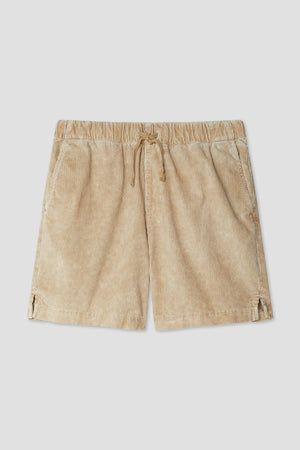 Khaki Corduroy Men's Shorts