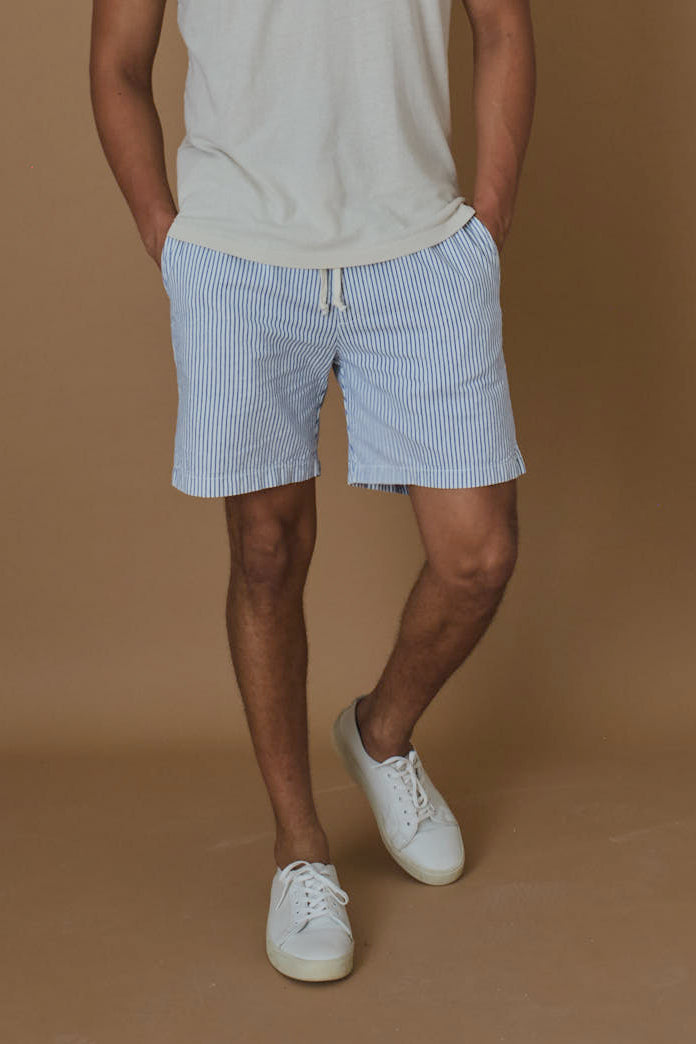Hemp Stripe Easy Short – Save Khaki United