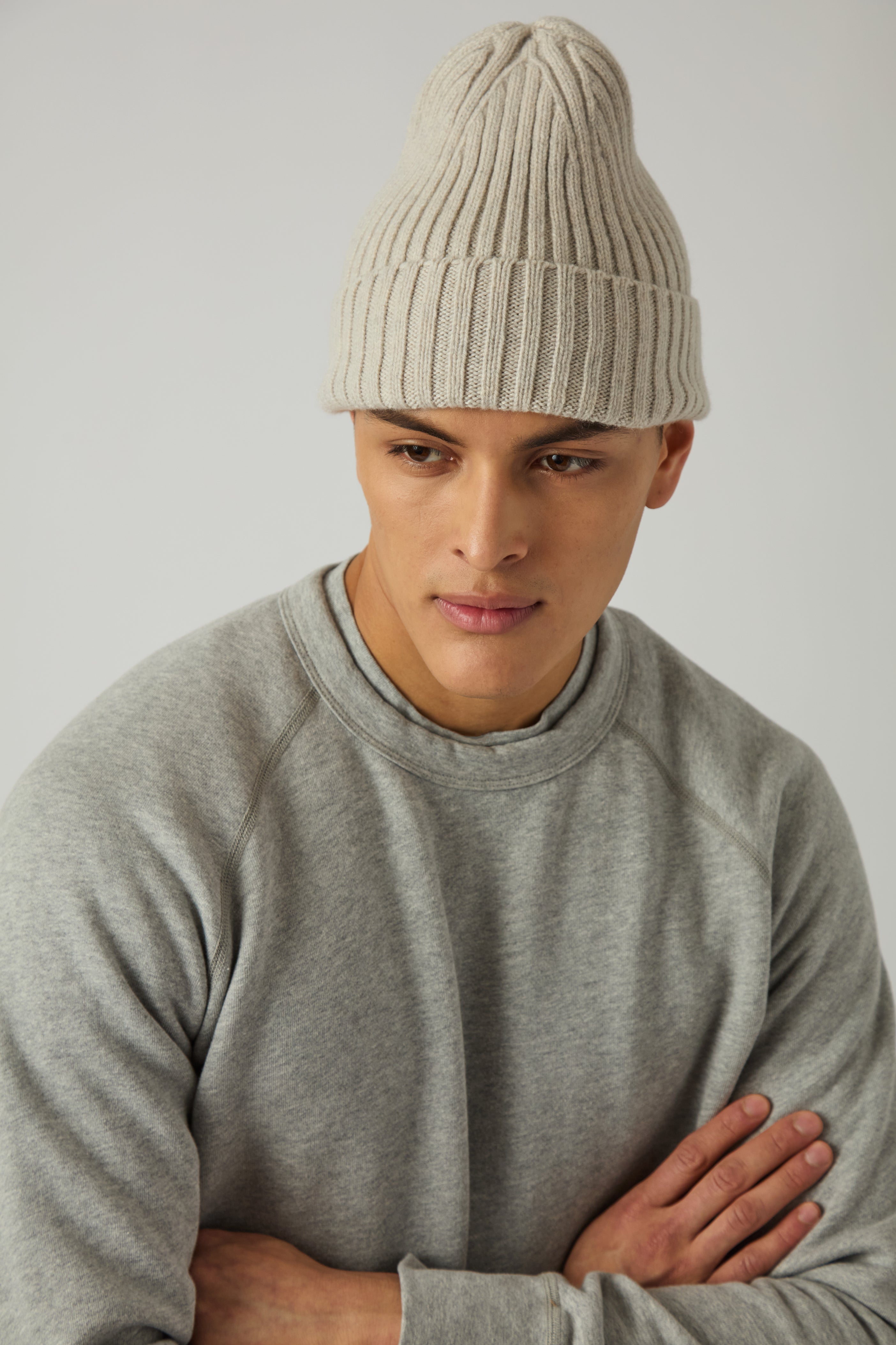 Organic LS Heather Fleece Sweatshirt Organic LS Heather Fleece Sweatshirt