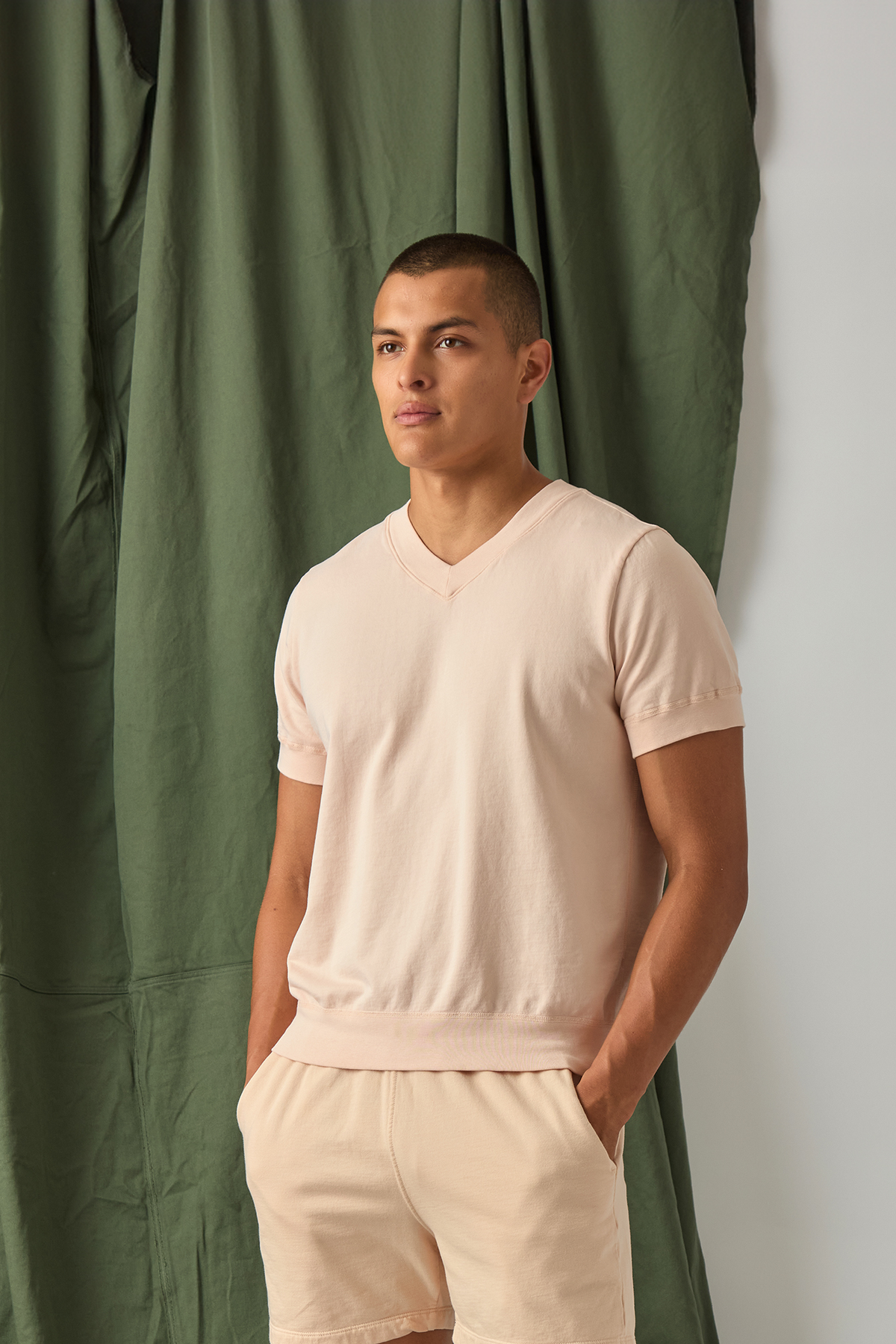 SS Supima Fleece V Sweatshirt