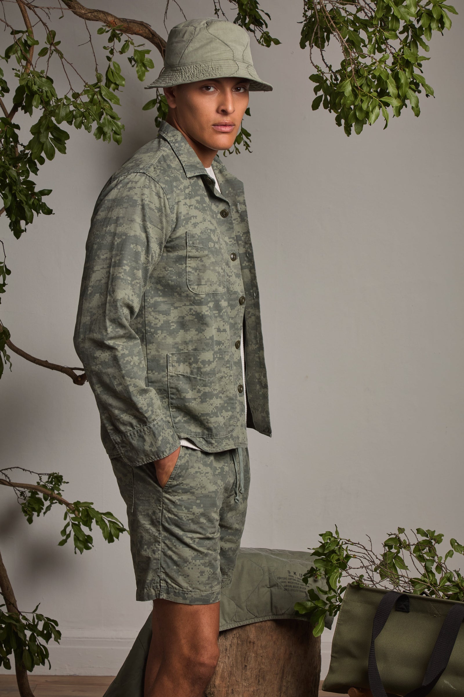 Overdyed Camo Short