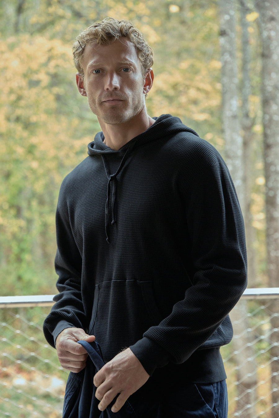 Waffle Pullover Hoodie – Save Khaki United