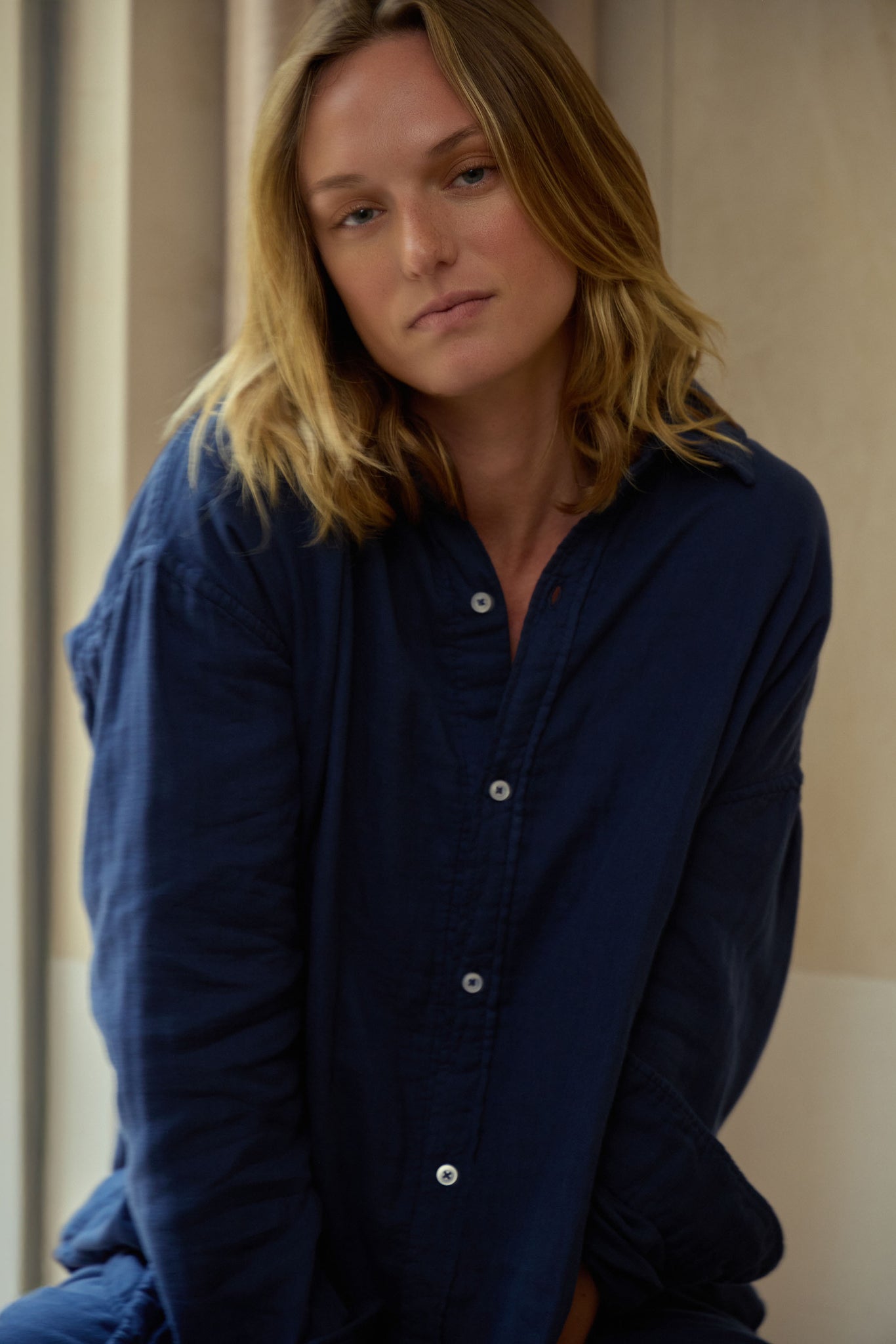 Oversized Triple Gauze Easy Shirt