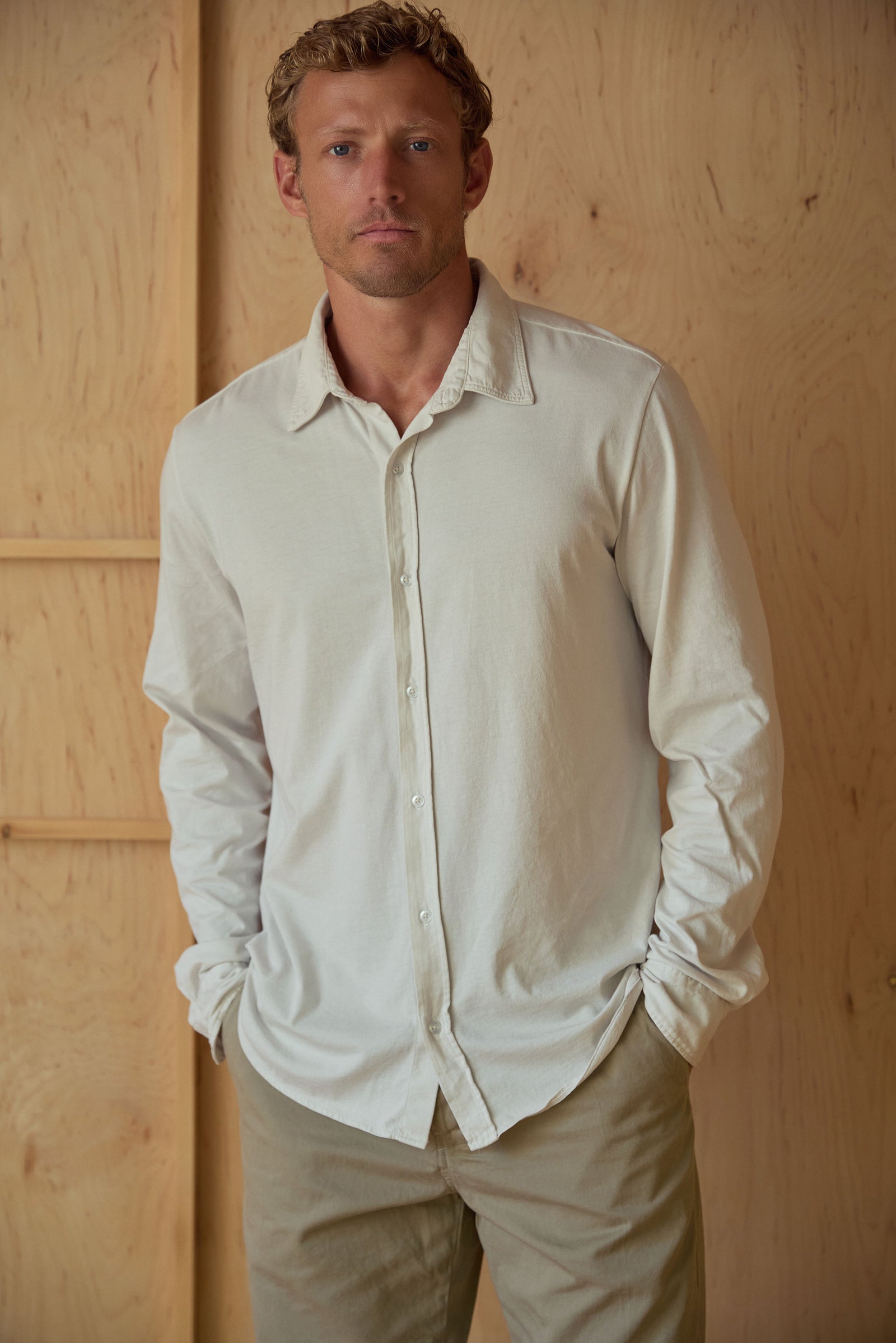 Long Sleeve Supima Jersey Easy Shirt