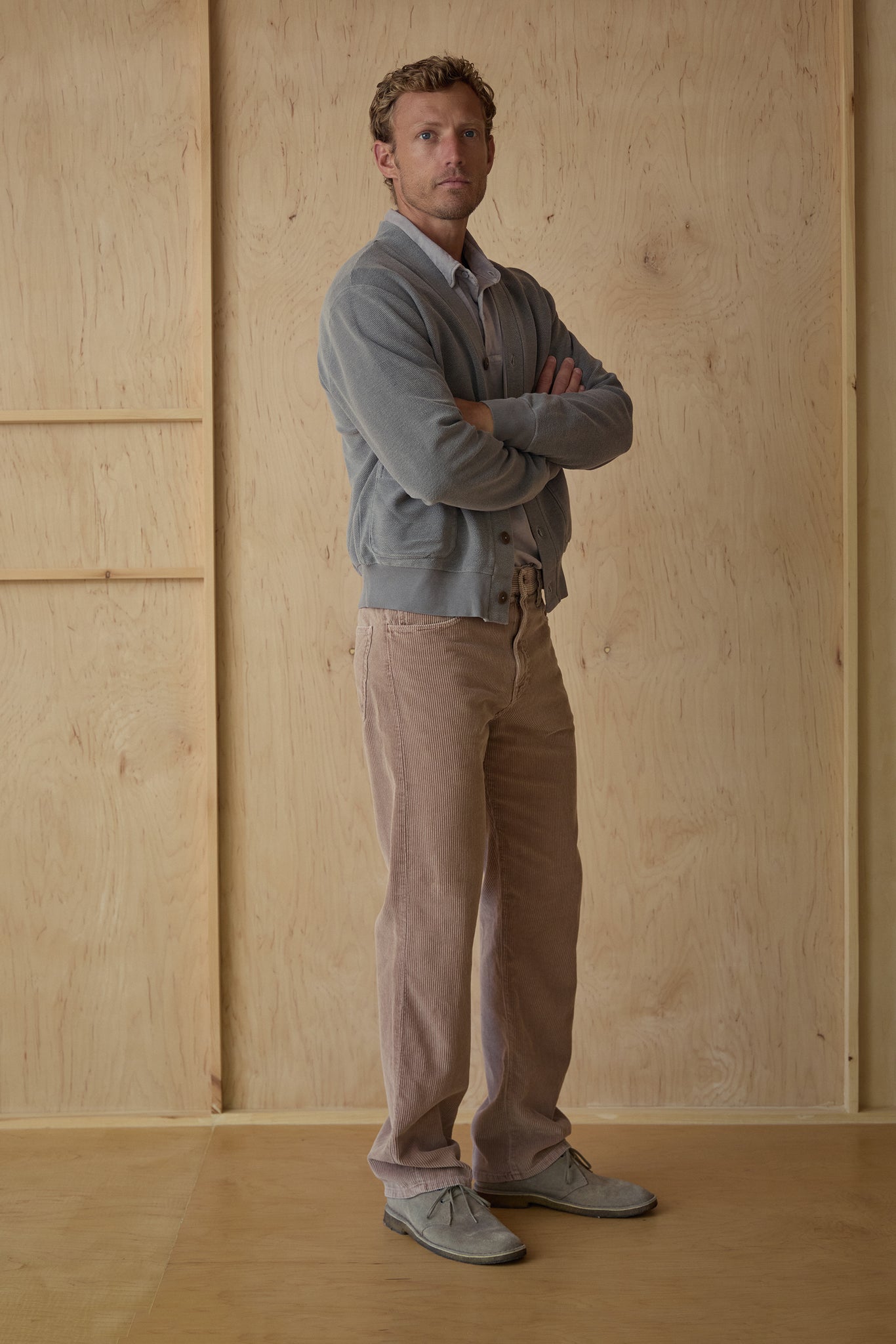 Twill Terry Cardigan