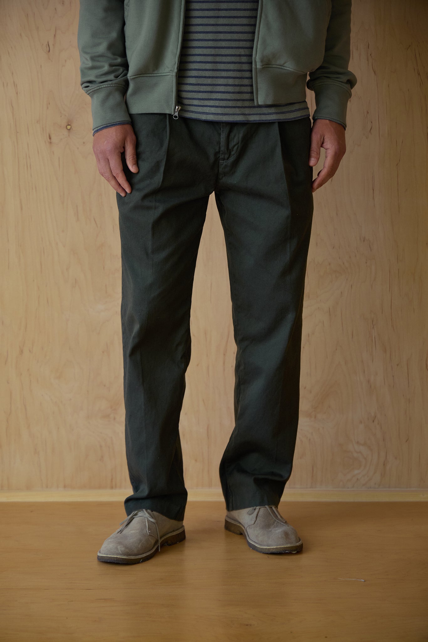 Pleated Chino
