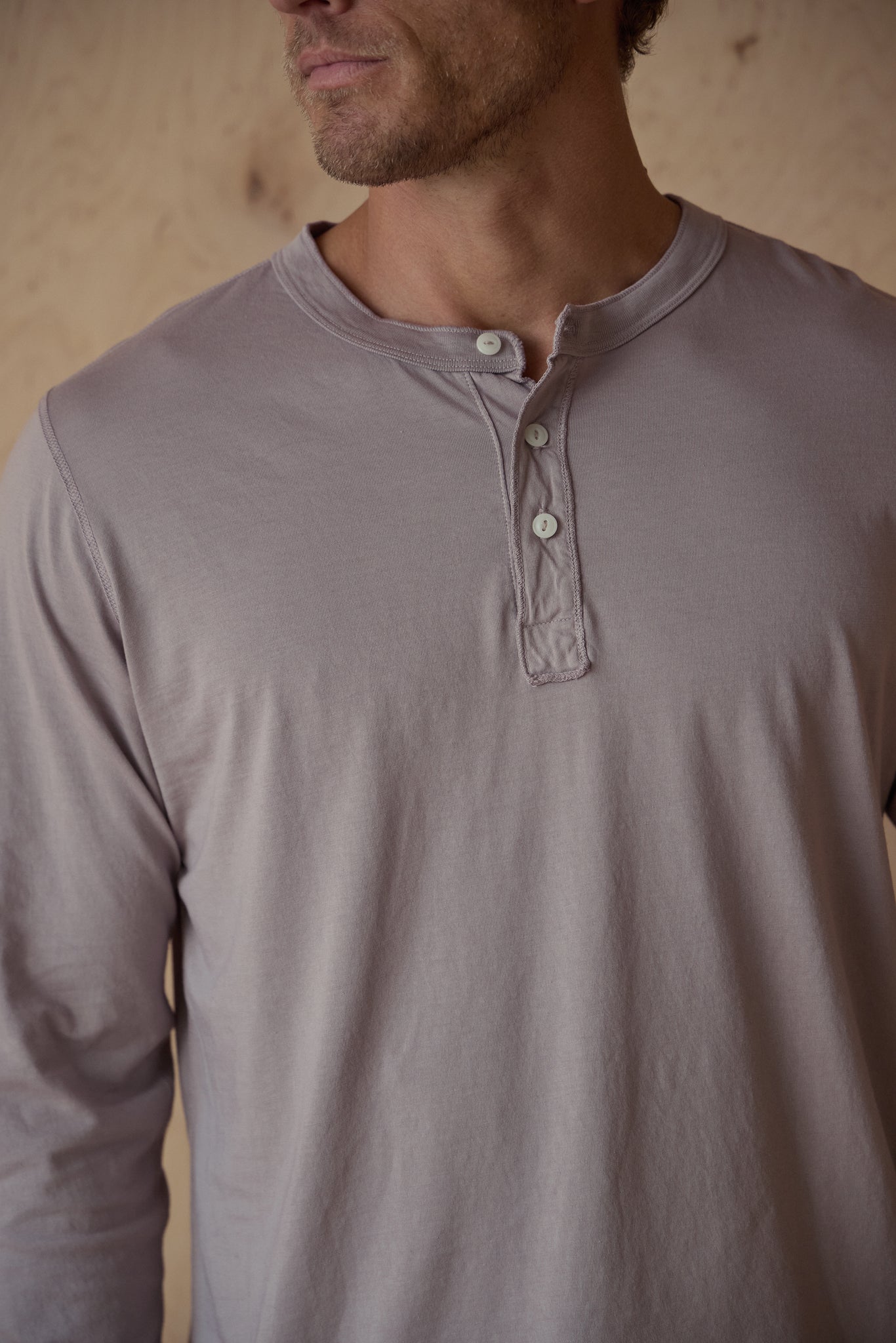 Long Sleeve Supima Jersey Henley