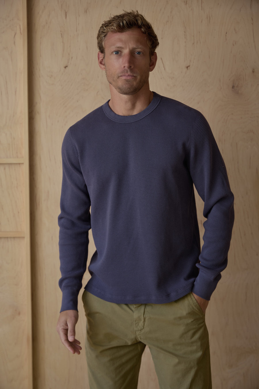 トップス S.F.C WAFFLE CREW TECH LS TEE 10181003_6711b3e4da7c3.jpg