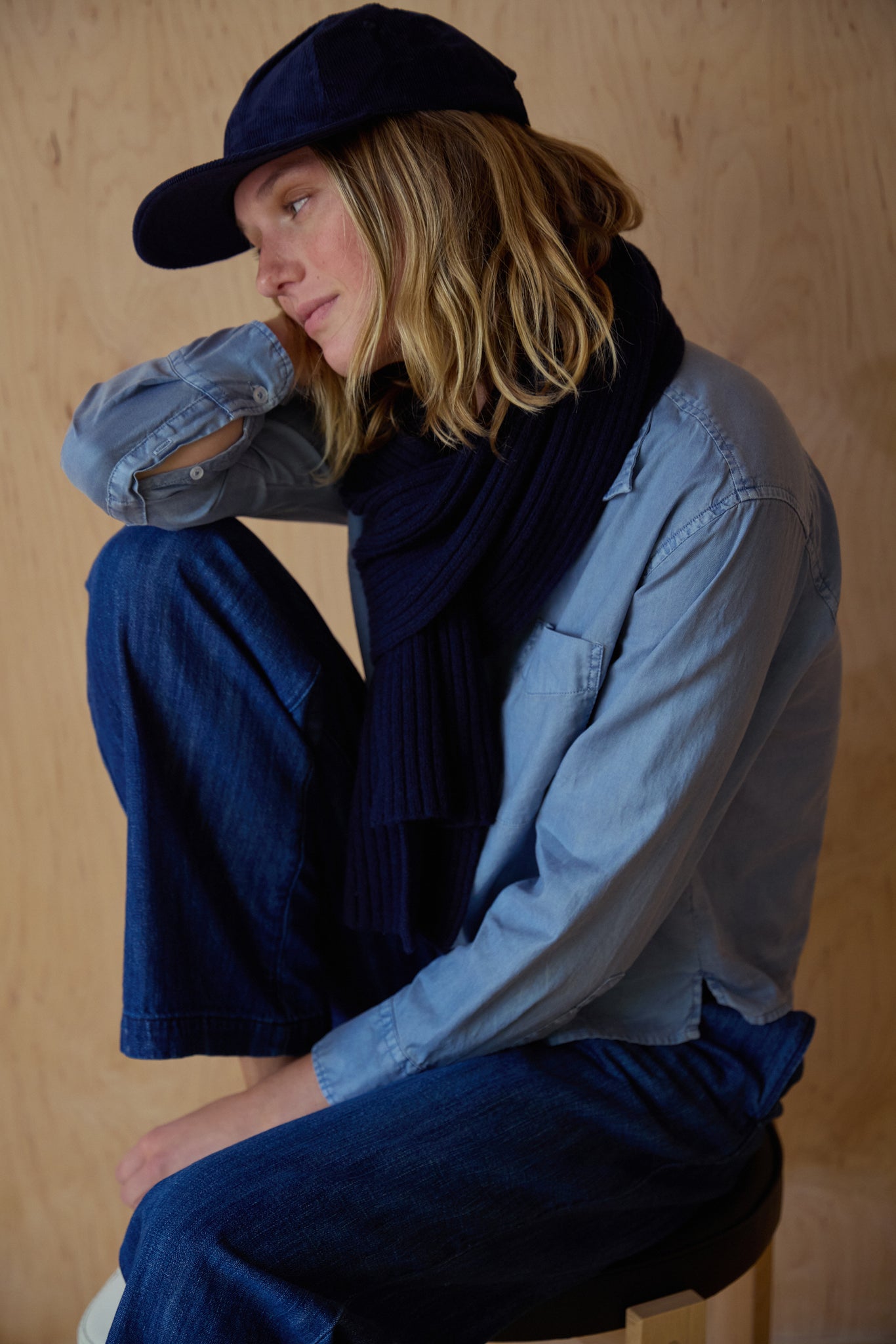 Recycled Cashmere Scarf