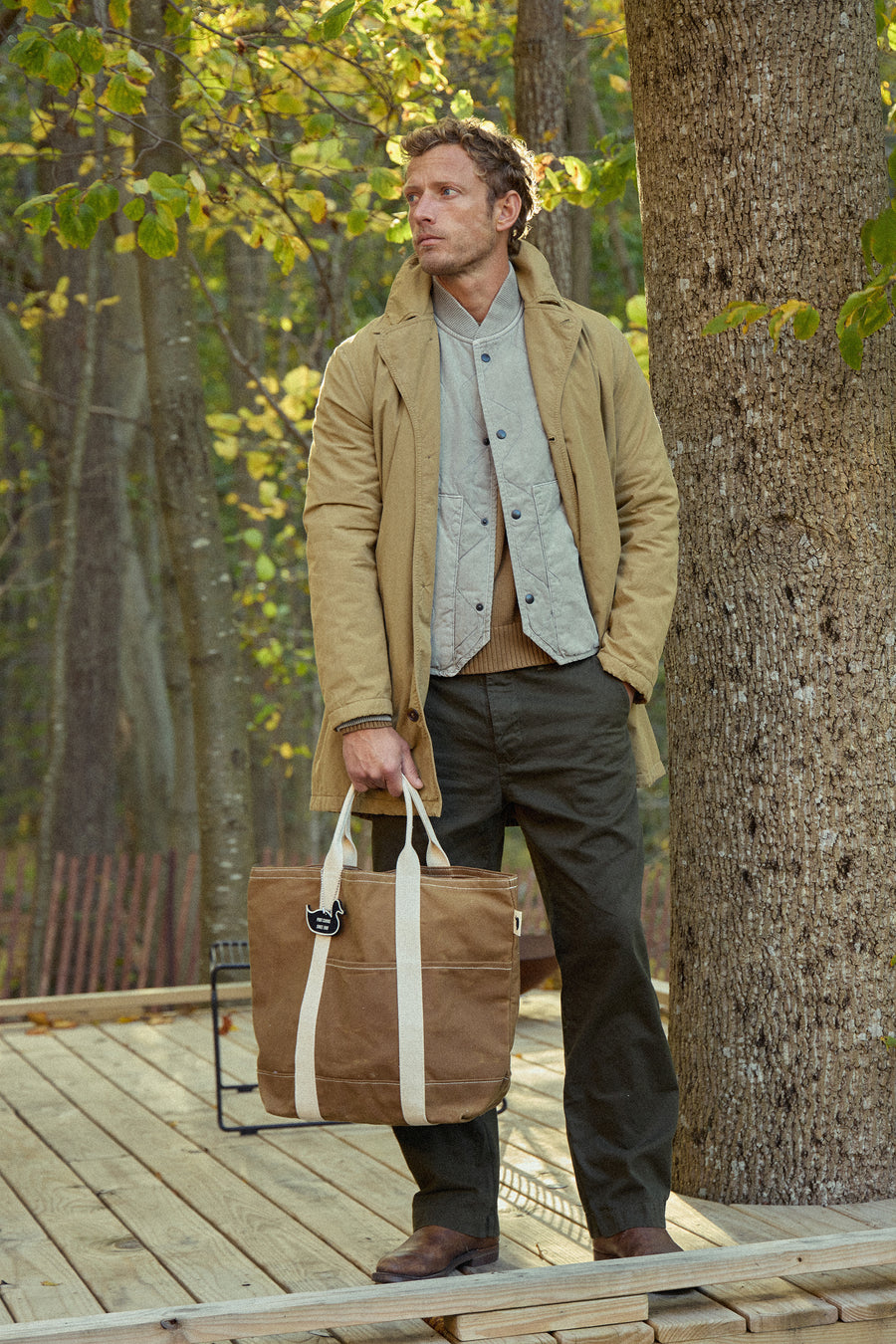 Fleece Lined Trench – Save Khaki United