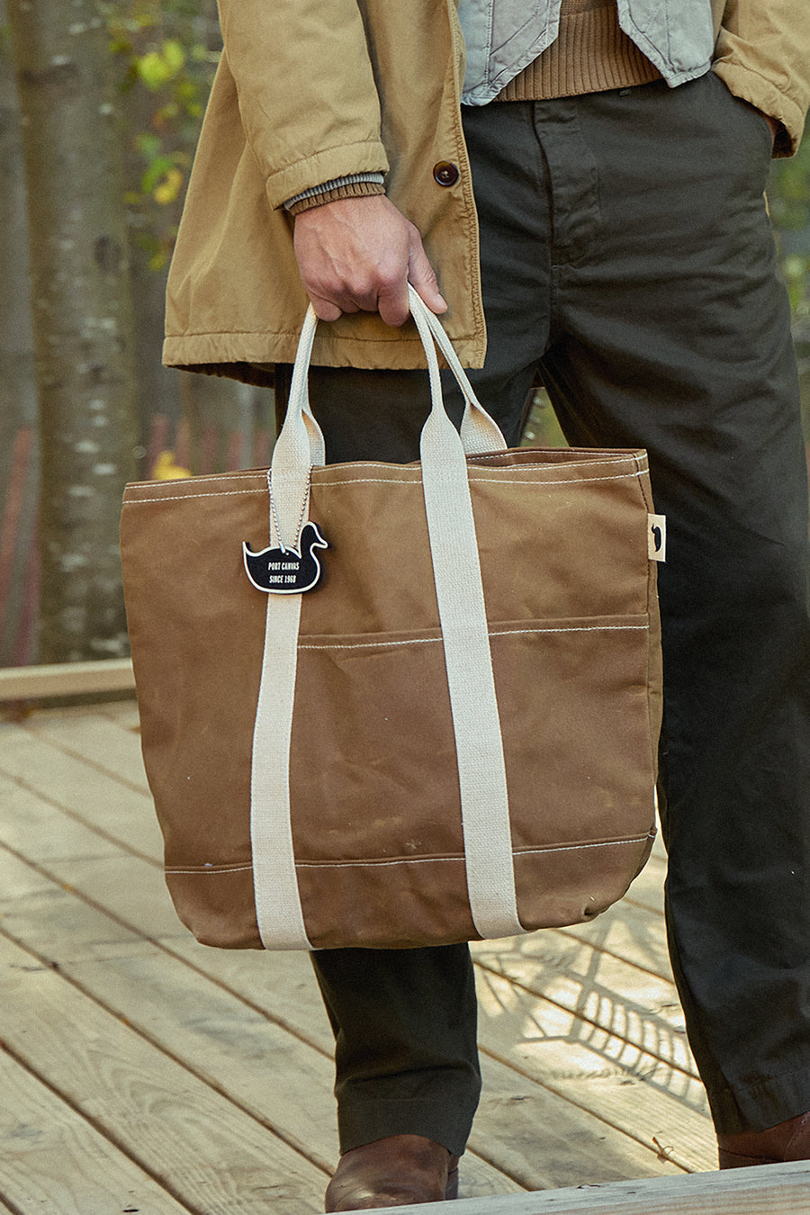 Port Canvas Double Utility Wax Tote – Save Khaki United