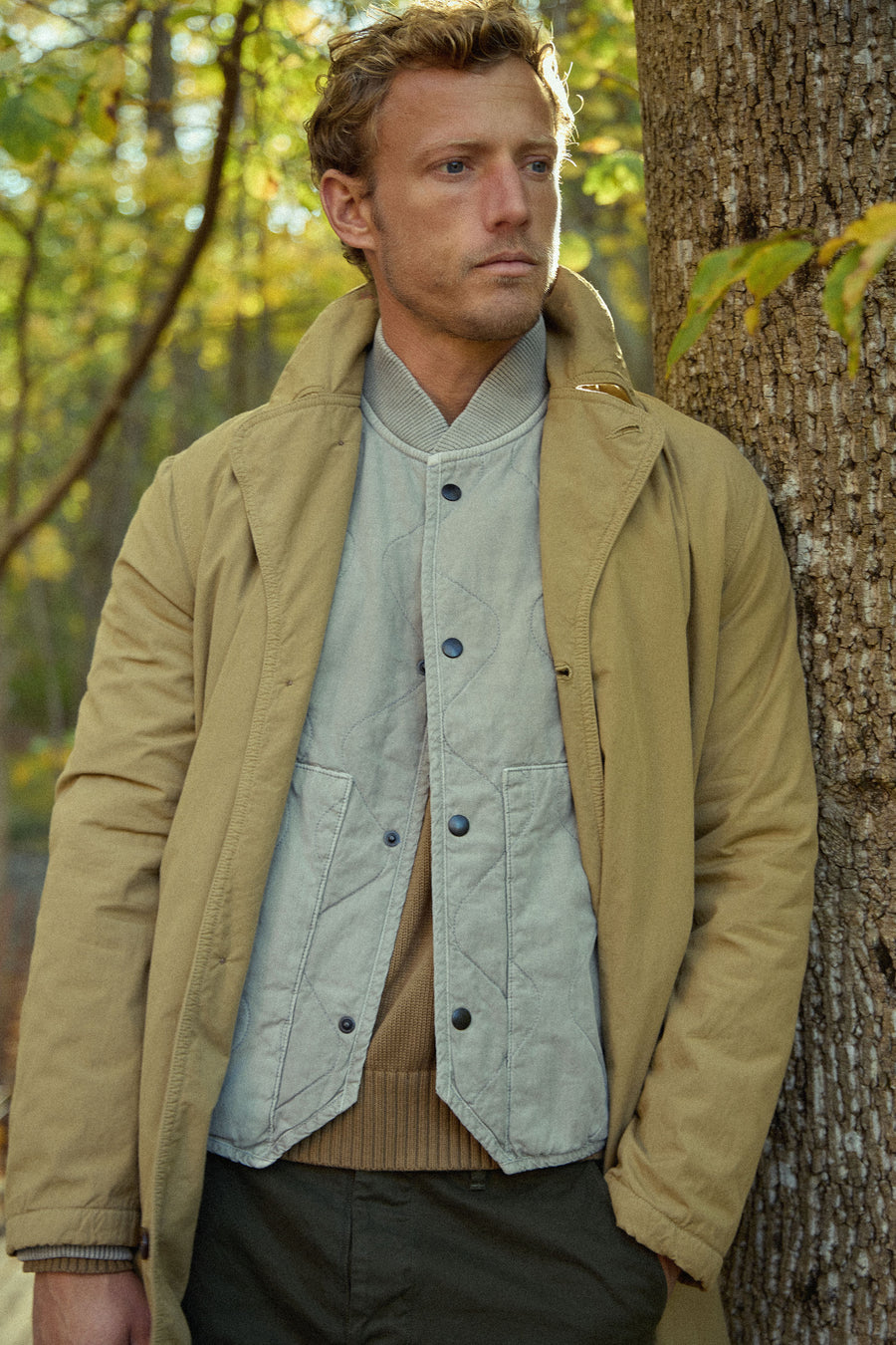 Fleece Lined Trench – Save Khaki United
