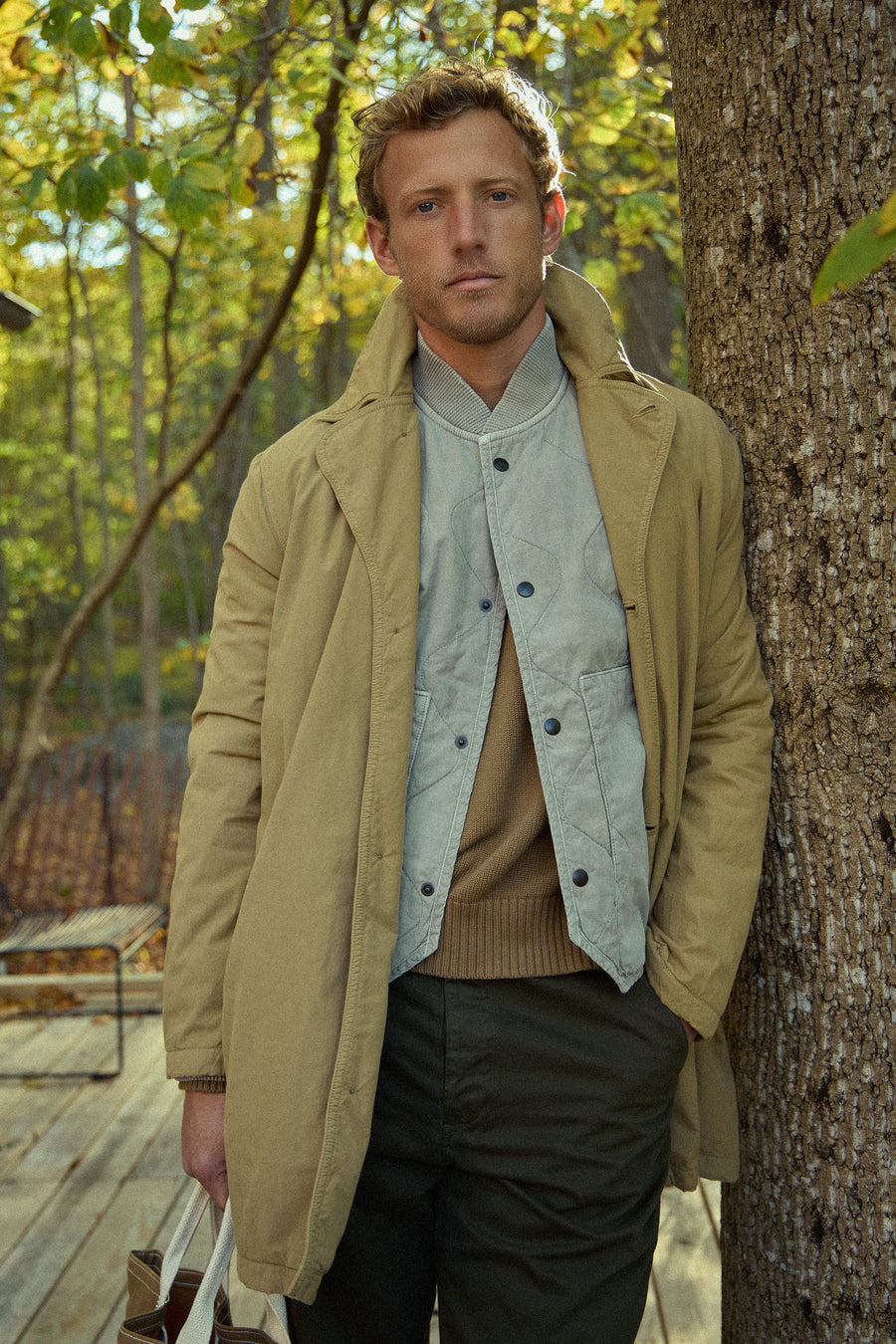 Fleece Lined Trench – Save Khaki United